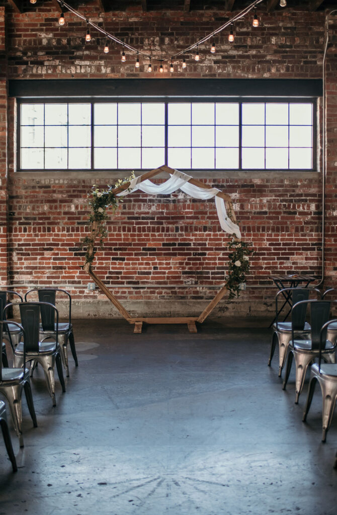 Wedding ceremony at INDUSTRY