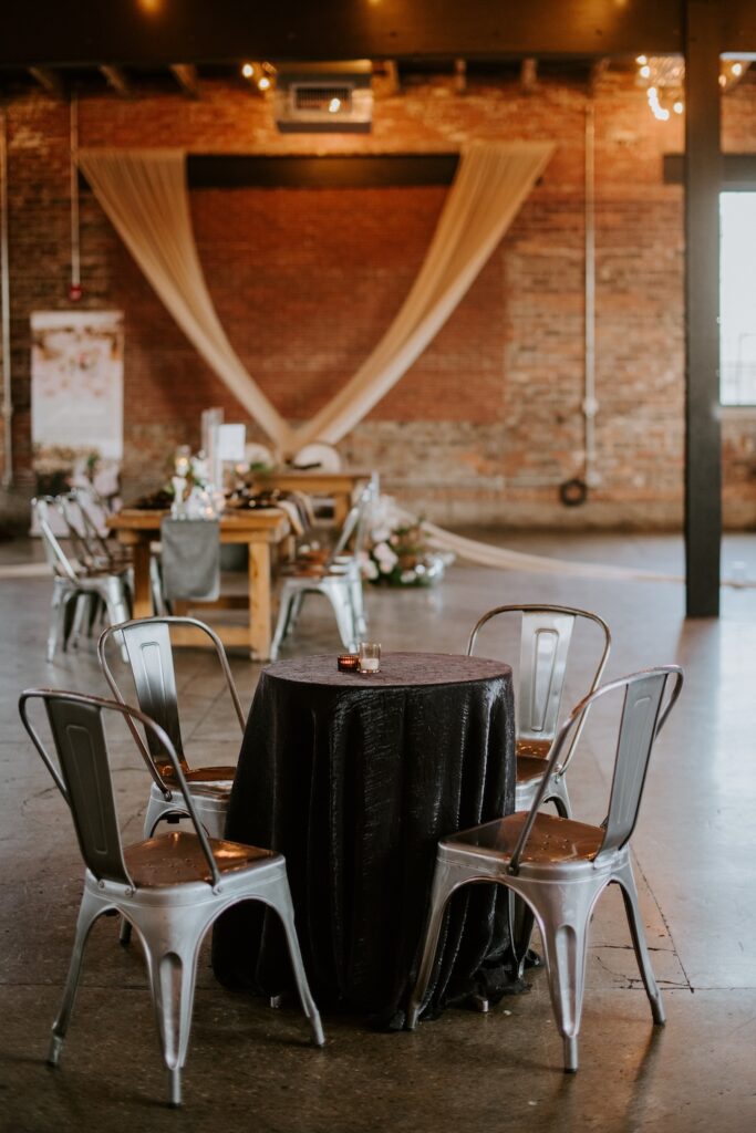 Wedding reception at INDUSTRY in Indianapolis