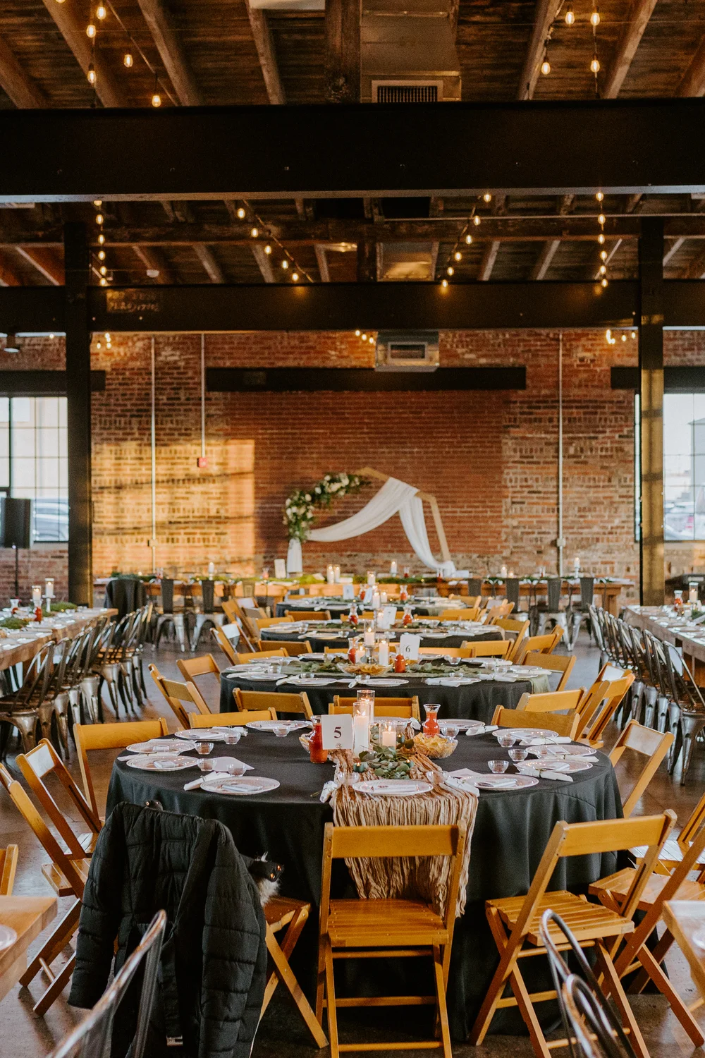 Wedding reception at INDUSTRY in Indianapolis
